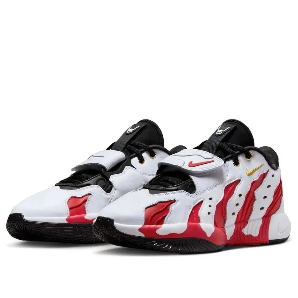 Size 8.5 Nike LeBron XXI 21 Prime 96 White Gold Fire Red Mens HV1221-100